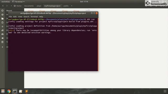 How to create own project and run it in play framework using SBT. смотреть онлайн