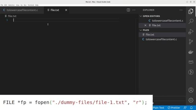 C Programming  | Copy one file to another replace all lowercase characters with uppercase | JNTU R1