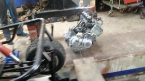 Багги PGO 600 кубов на 120л.с. Момент сборки, после полной покраски????