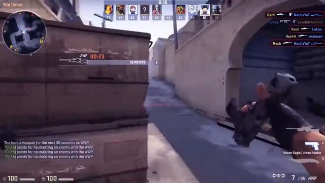 Эпичные моменты с AWP в CS:GO (под красивую музыку) смотреть онлайн