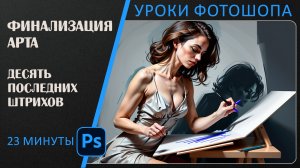 Как финализировать арт в Фотошопе | Улучшаем работу.