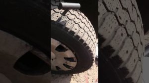 Wheel repair on the road. Пробил колесо. Ремонт колеса без снятия.