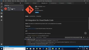 Something to check if you get VSCode error no source control providers registered