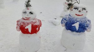 сходка снеговиков ☝️