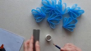 СНЕЖИНКА из подложки