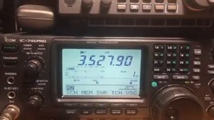 Icom IC-746PRO на 80м CW