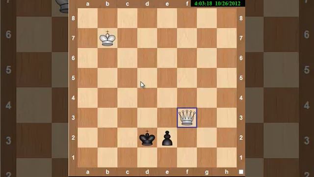 Ферзь против пешки смотреть онлайн