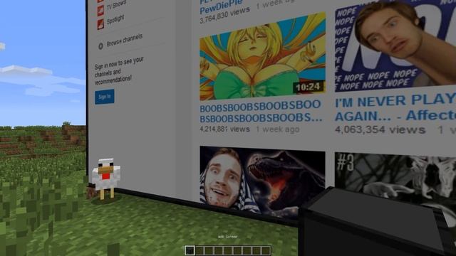 Обзор мода для Minecraft 1.6.4 - Web Display смотреть онлайн