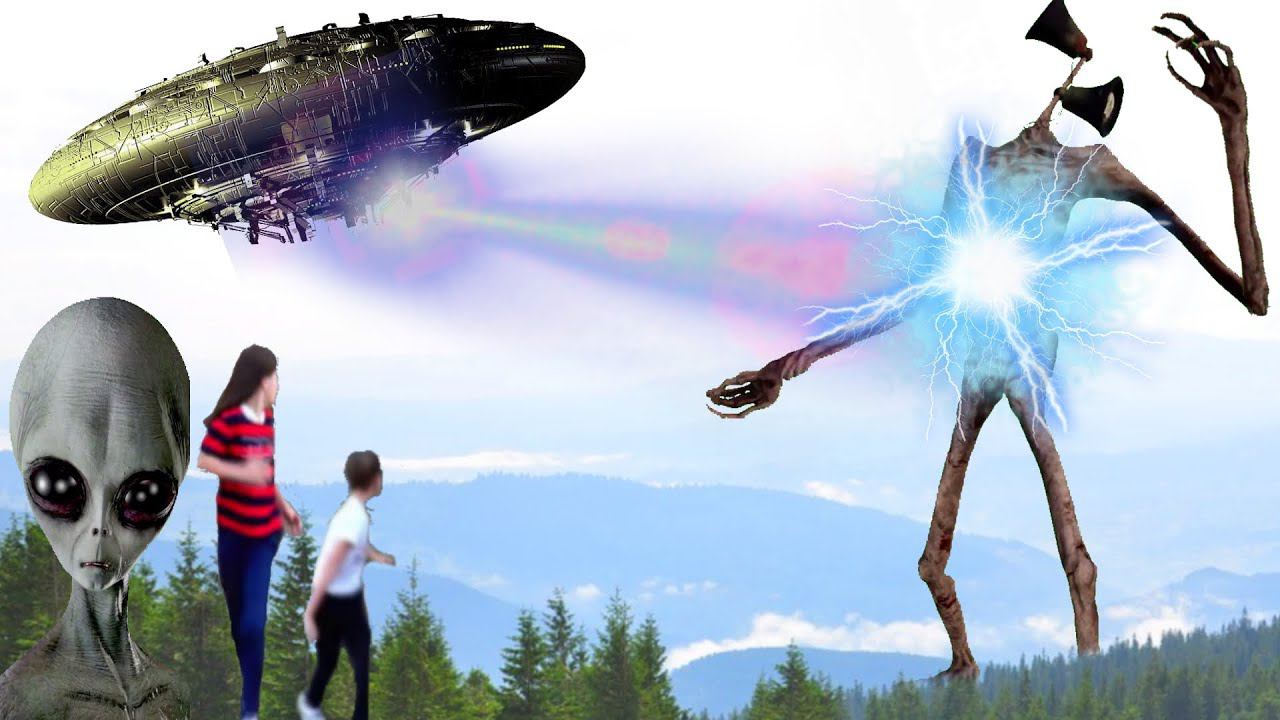 Сиреноголовый и Пришельцы в реальной жизни Siren Head Все серии смотреть онлайн