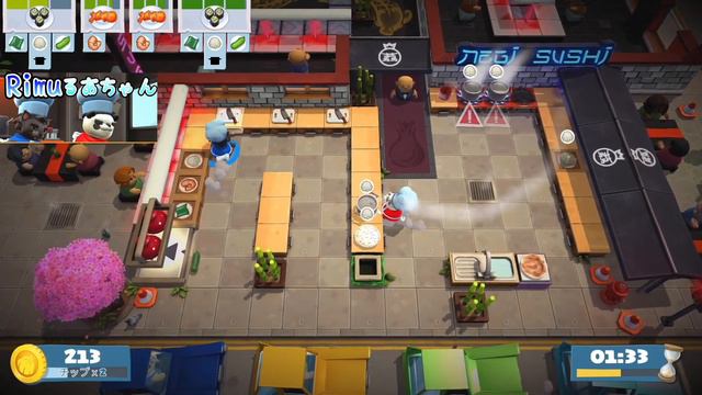 【オーバークック2】#03　回るのが止まらない　【Rimu】 смотреть онлайн