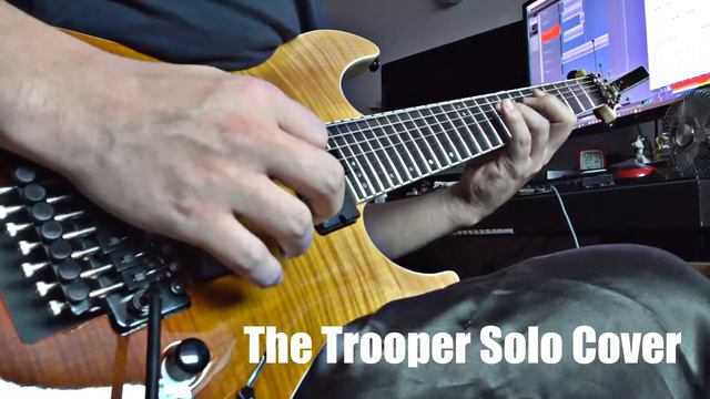Iron Maiden - The Trooper Solo Cover - Orange Terror Stamp for Pedal Board смотреть онлайн