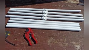 Ограждения для поддержки кустов смородины и крыжовника. ( из пластиковых трубок).