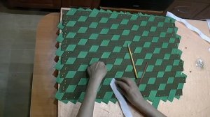 Коврик из стропы. Как сделать коврик из ременной ленты.