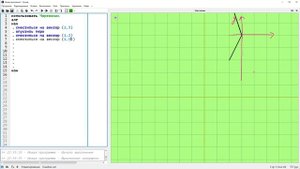 Кумир. Исполнитель Чертежник. Сместиться на вектор.