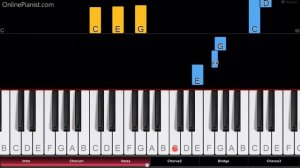 Lil Peep & XXXTENTACION - Falling Down - Easy Piano Tutorial