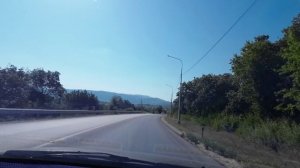 Дорога от маркета УютСтрой, улица Генерала Мельника, 150 Севастополь в Балаклаву через Сапун-гору