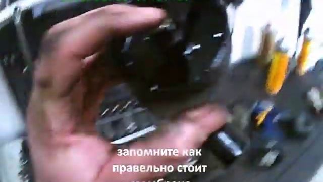 чистим маслоотделитель на SsangYong Actyon Sports смотреть онлайн