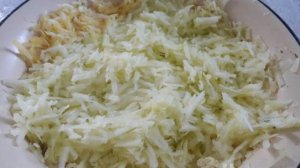 Оладьи из домашних кабачков