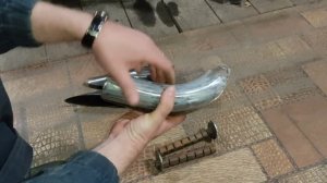 Прямоточный глушитель для скутера с механизмом отключения прямотока.