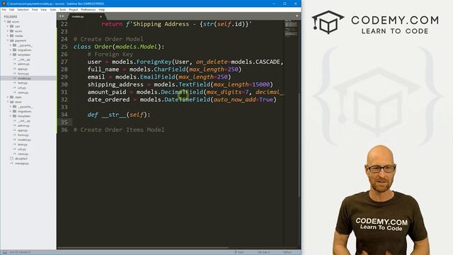 31. Customer Order Models - Django Wednesdays ECommerce 31 смотреть онлайн
