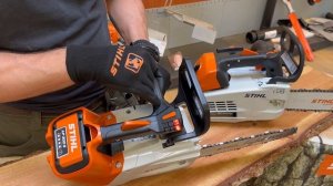 Stihl MSA 220 T-C O vs. MS 201 T-C