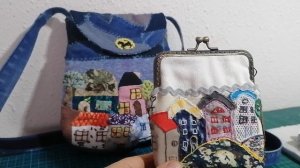 Печворк. Домики. Сумка. Кошелек. #мойпечворкsv