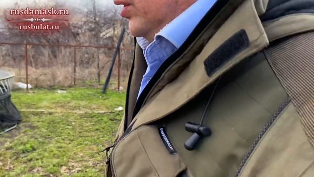 Удачный нож для дачи. Финка-043, рукоять резинопластик "Русский булат" смотреть онлайн