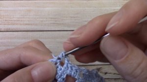 Простая овальная салфетка крючком для начинающих