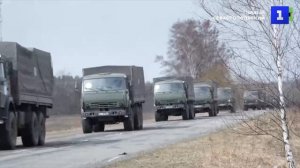 Авиация России обеспечивает безопасное продвижение военной техники