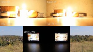 Canon RP VS Canon R8. Часть 3 1/2. Тест ISO 1080p видео рядом. 4K версия