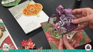 Elegant Christmas Cards the EZ Way with Heartfelt Creations