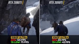 NVIDIA RTX 3050 Ti vs RTX 2080ti  Test in new Games