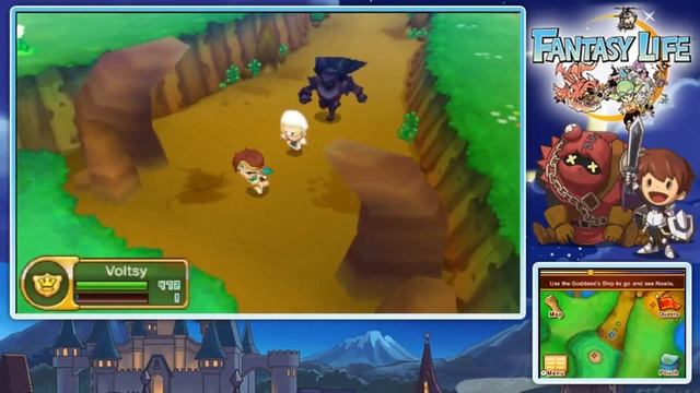 Fantasy Life Post Game part 4 Gameplay Walkthrough w/ Voltsy смотреть онлайн