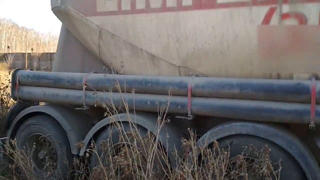 Обзор полуприцеп цементовоз Feldbinder EUT 40,3