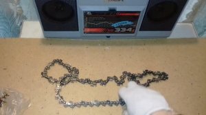 Распутываю новую цепь бензопилы