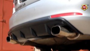 Диффузор на задний бампер Skoda Octavia (седан) 2008-2013