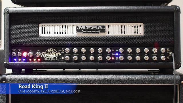 Mesa Boogie Road King II - High Gain Demo (CH3 / CH4) смотреть онлайн