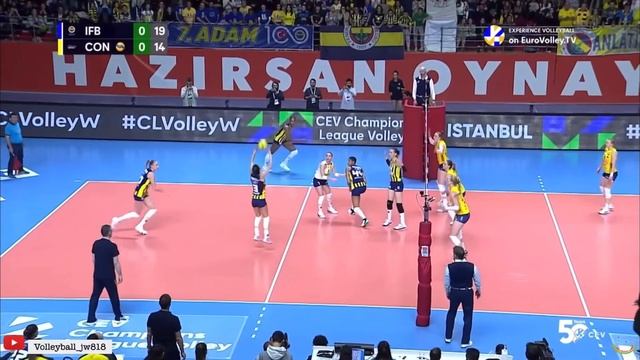Arina Fedorovtseva │ Ace Queen│ Fenerbahce Opet vs Imoco Volley Conegliano │CEV Champion League 202