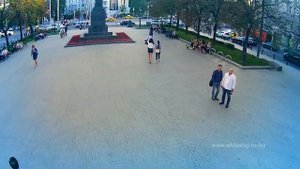 Москва с высоты птичьего полёта - Тверской бульвар