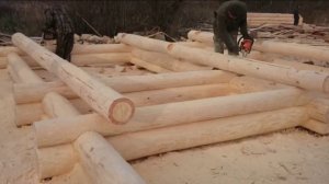 Краткая технология изготовления сруба в чашу