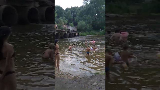 Пляж река Моча Подольск