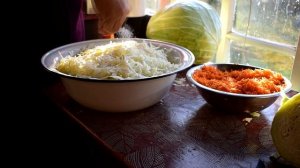 Квасим капусту и топим баню/ Sauerkraut and Bathhouse.