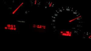 Audi A4 B5 1.8 125hp on gas/LPG acceleration 120-180 km/h only 5 gear