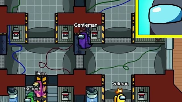 Among Us Типичные дни - Игра в прятки на карте Airship смотреть онлайн