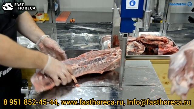 Пила ленточная для мяса с мясорубкой Foodatlas JG-250 смотреть онлайн