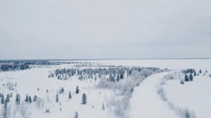 Полет коптер за Надымом