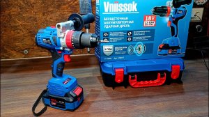 Ударная аккумуляторная дрель шуруповерт Vniissok V18BQ
