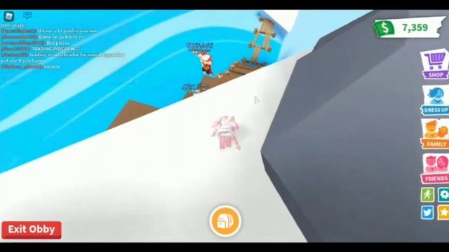 FIRST TO WIN IN OBBY WIN A PRICE(ROBLOX ADOPT ME) смотреть онлайн