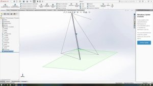Геометрическое построение фермы в Solidworks
