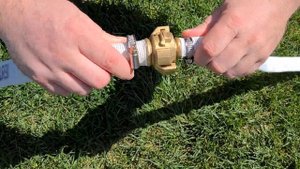 Подключение пожарного штуцера для напорных рукавов, соединение между собой пожарных штуцеров